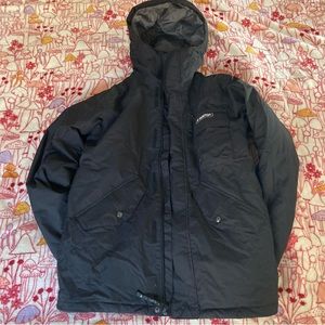 Burton The White Collection Black Snowboarding Jacket Men’s XS